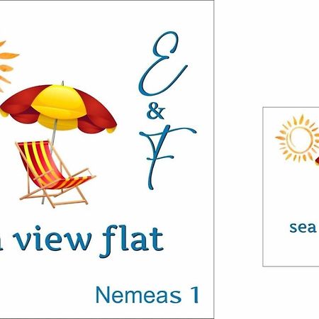 E & F Sea View Flat Apartman Néa Péramos Kültér fotó
